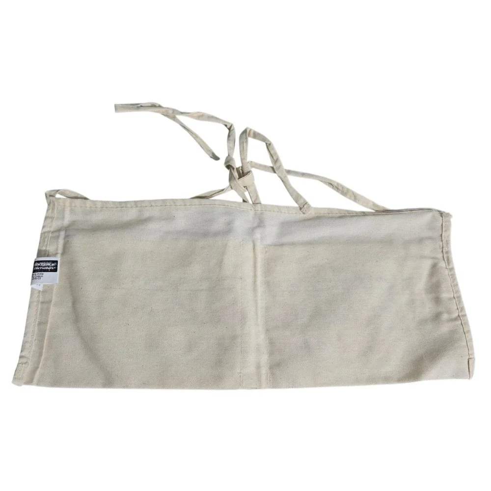 Menards Cotton Nail Apron Tan With Red Lettering Construction‎ Home Projects